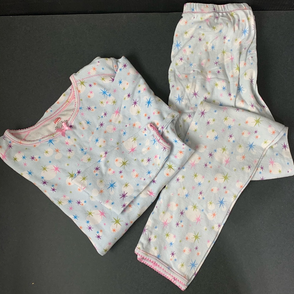 Cuddl Duds Johns PJ Set Loungewear Cotton